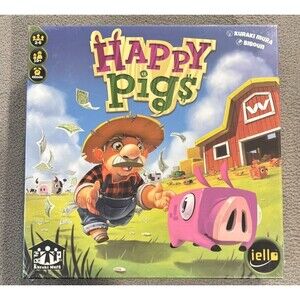 Happy Pigs Board Game 2016 Iello Ages 10+ Whatz Games New Sealed